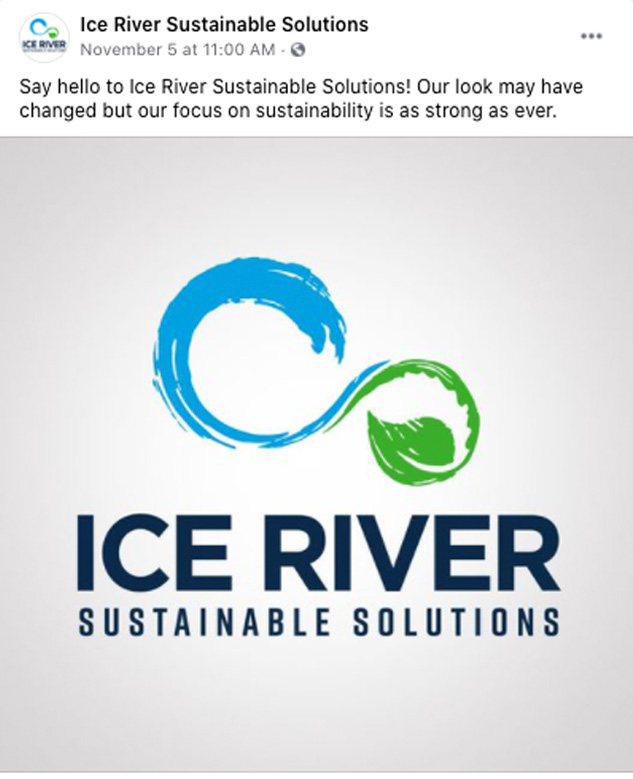 Ice River sustainable solutions